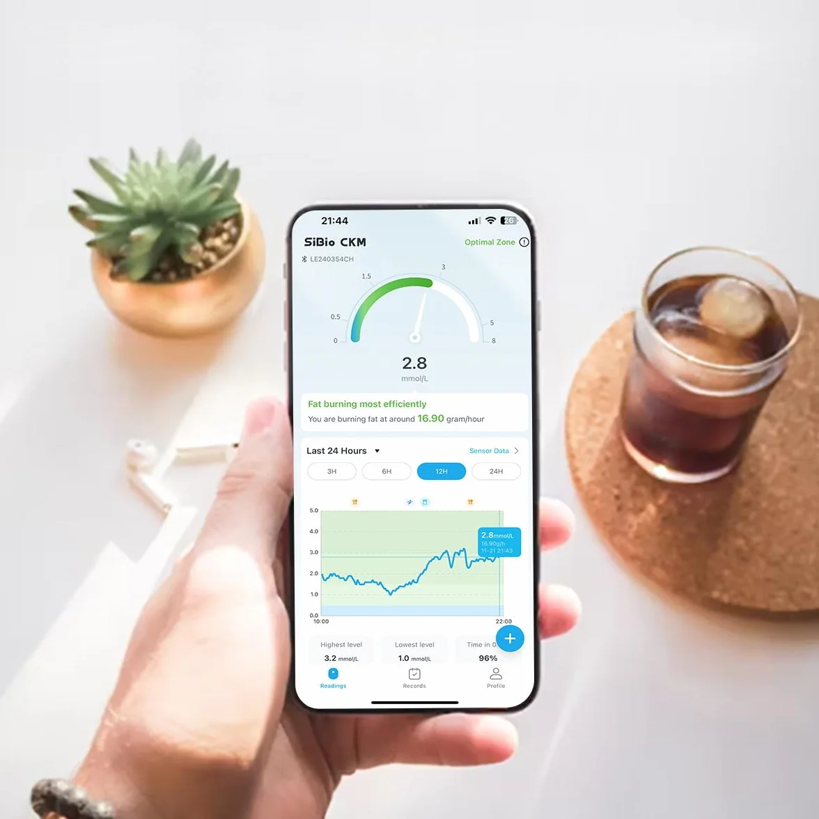 SiBio KS1 Continuous Ketone Monitoring