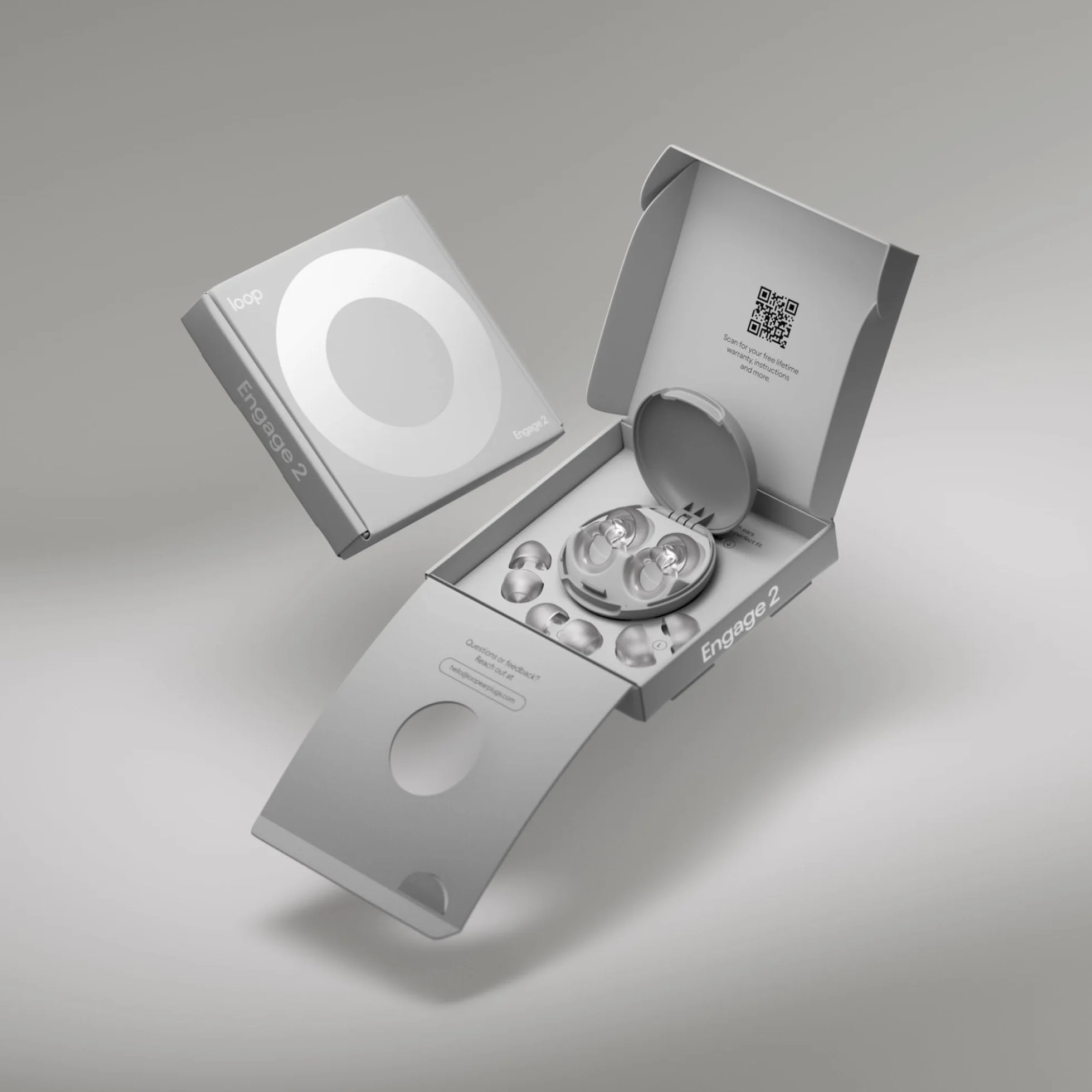 Loop Engage 2 Bouchons d’oreille – Pour des oreilles apaisées au quotidien tout en gardant un discours clair en sorties, au travail, à la maison & sensibilité au bruit –Réduction du bruit de 16 dB