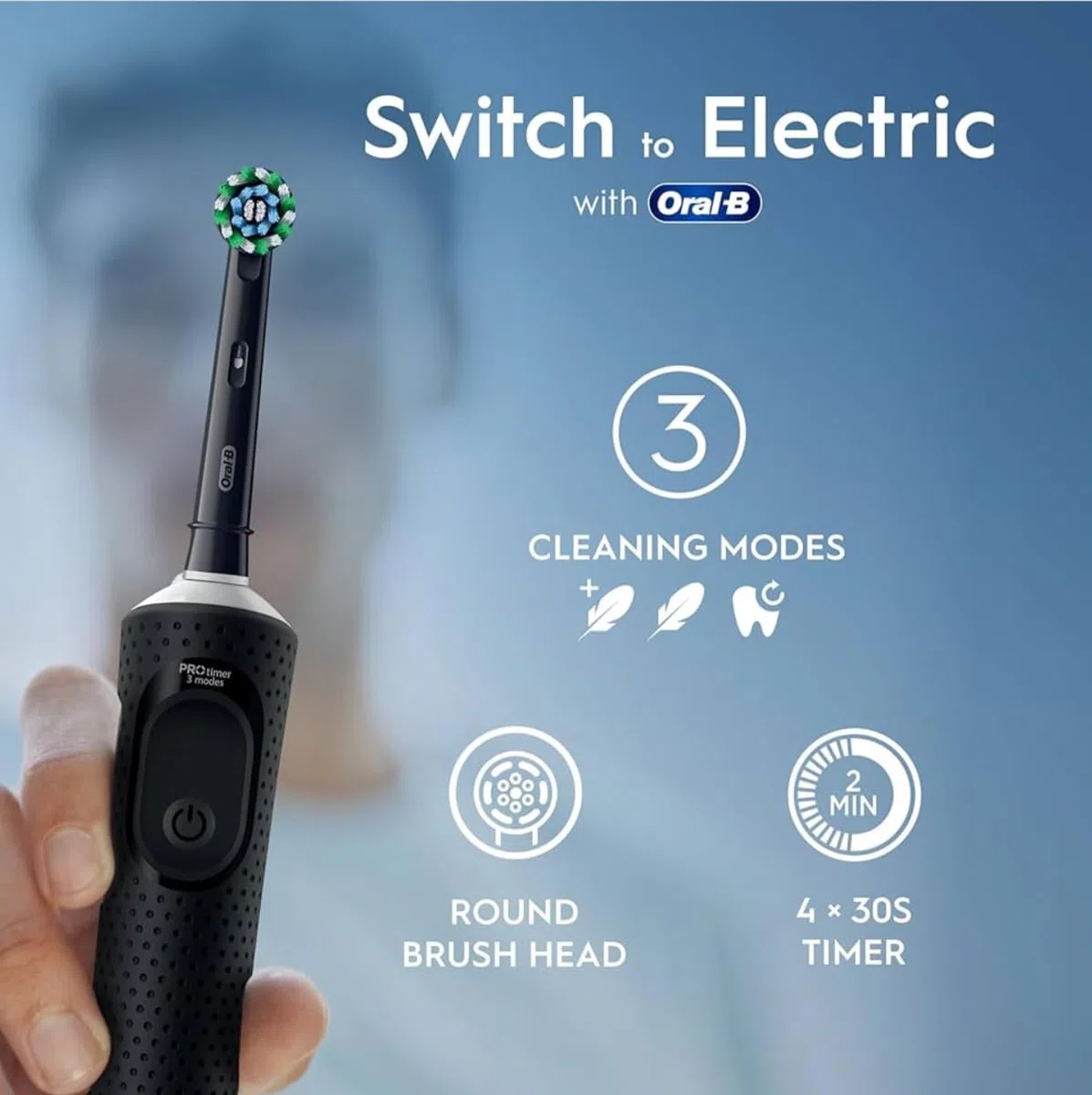 Brosse à dents électrique Oral-B Vitality Pro Noir