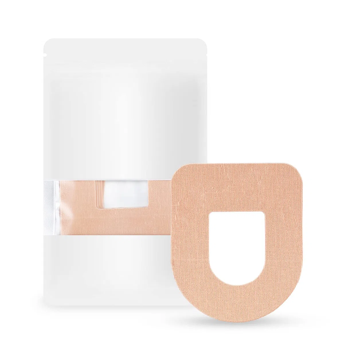 MEDMAX Patch pour OmniPod (25 Pièce) | Patchs adhésifs Résistants à la Sueur Imperméables | Respirants et Doux pour la Peau | Sans latex | CGM Tape | Ruban pré-découpé durable | (Beige)