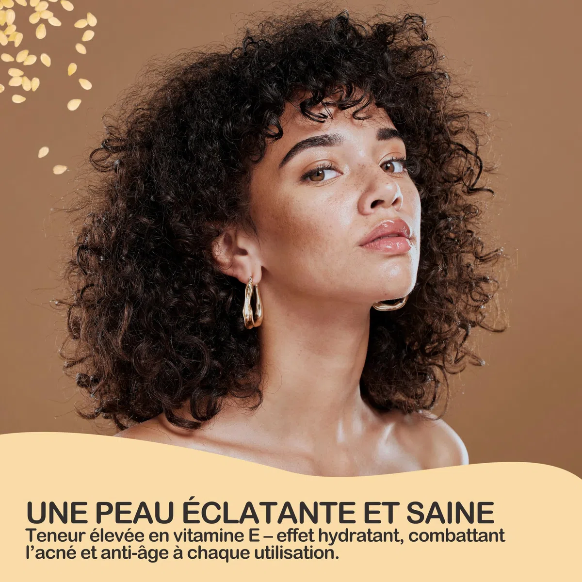 B.O.T Cosmetic & Wellness - Huile de Sésame Bio 100% Pure et Naturelle | Pressée à Froid | Multi-Usage | Anti-Âge pour la Peau | Soin Capillaire | Huile de Massage Ayurveda, 1000 ml