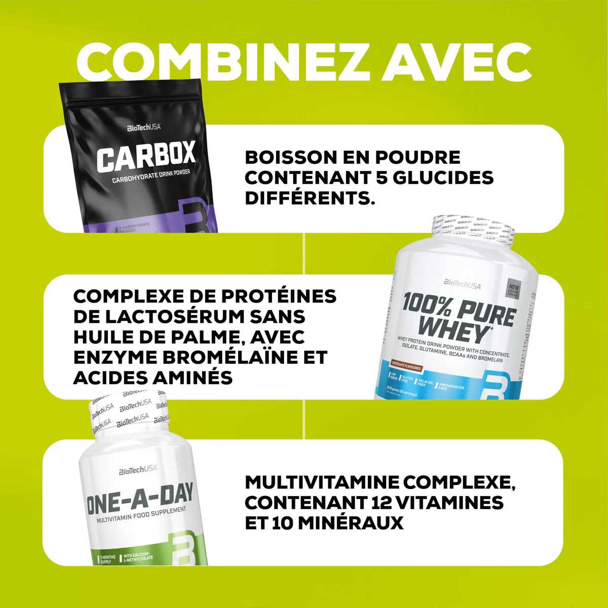 BioTechUSA 100% Creatine Monohydrate | Créatine de qualité pharmaceutique | Micronisée | Végétalienne | Sans gluten, 500 g, Non aromatisé