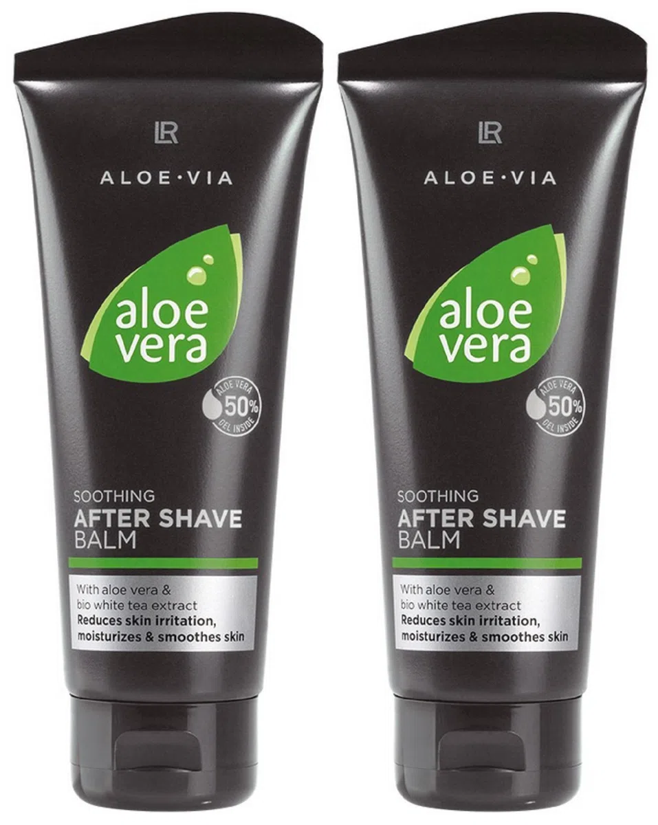 1a LR 2x20401 Aloe Vera - After Shave Balm 50% Aloe Vera Balm 2 x 100 ml by L R