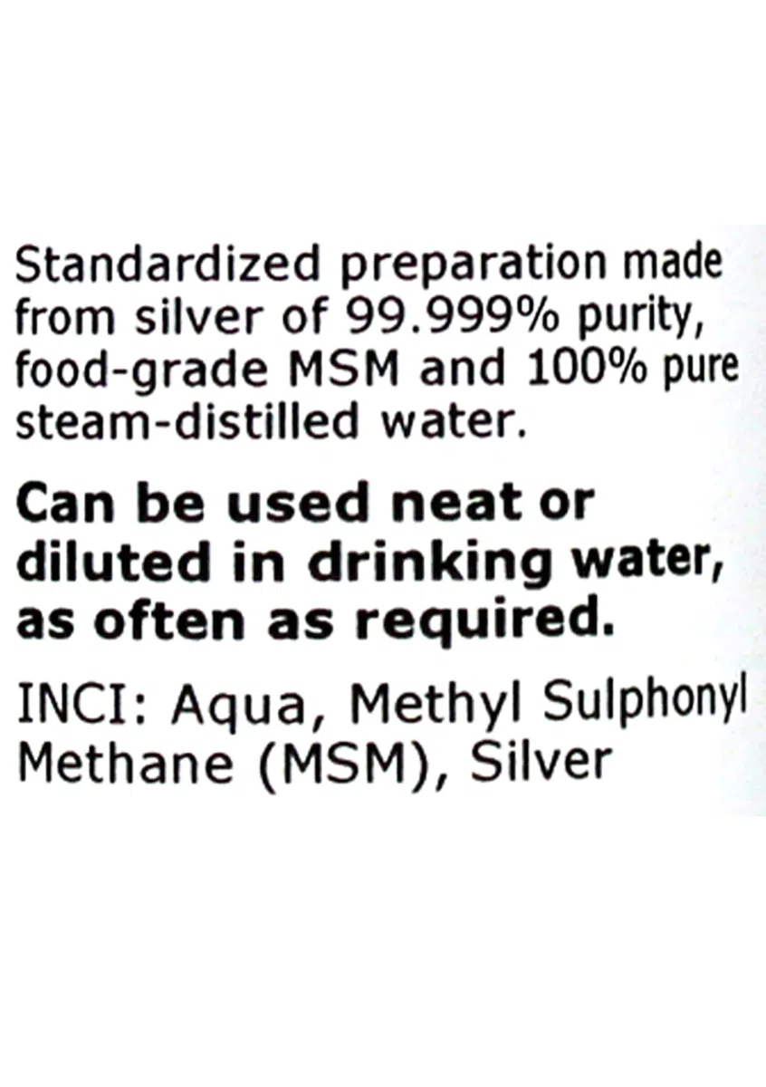 Argent-MSM 25 Liquide Compte-Gouttes 50 ml