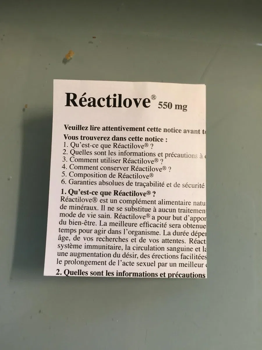Aphrodisiaque puissant sexuel homme|Reactilove 20 Gélules|Boost libido|Stimulant sexuel pour homme fabriqué en FRANCE|augmente énergie,endurance,résistance|Complément alimentaire|Viagra|Erection