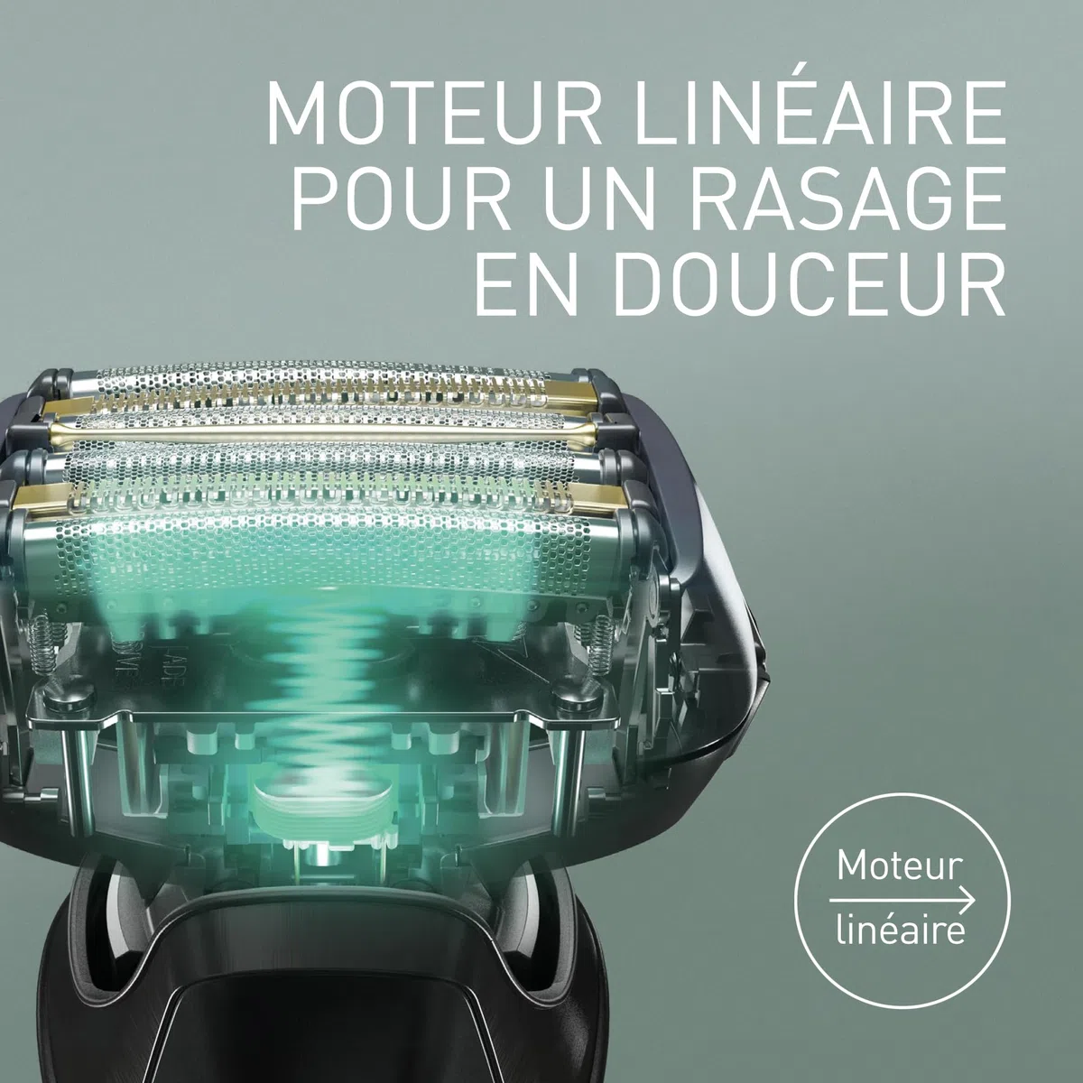 Panasonic ES-LS6A-K803 Rasoir Électrique pour Hommes Peau Sèche et Humide 6 Lames, sans Fil de Qualité Supérieure, Capteur de Barbe Réactif, Lames en Acier Japonais, tête Multi-Flex 22D, Noir Mat