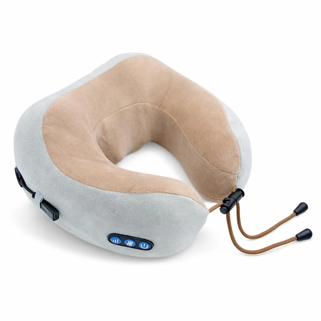 Masseur cervical et cou | Coussin de massage chauffant idéal pour les cervicales douloureuses, appareil collier de massage idéal pour voyage en avion et relaxation Idéal cadeau original homme/femme