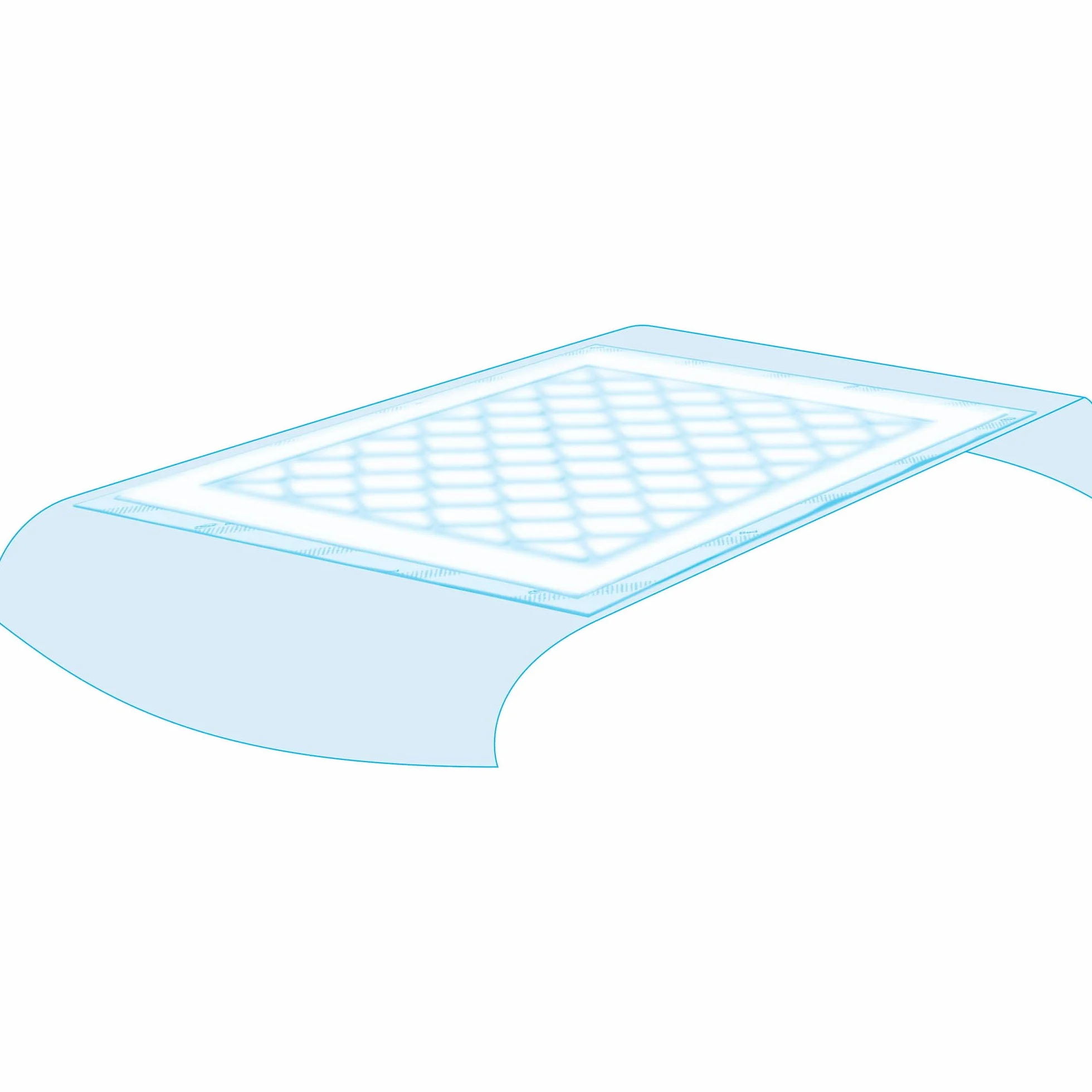 TENA Protection de lit jetables avec Ailes