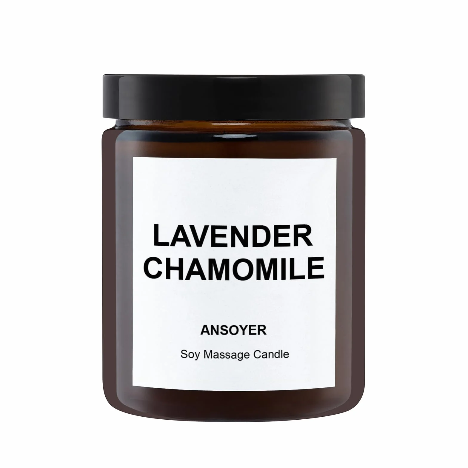 Bougie de Massage 200g I Bougie relaxante I Hydratante et nourrissante pour le spa à domicile (Lavande Camomille)
