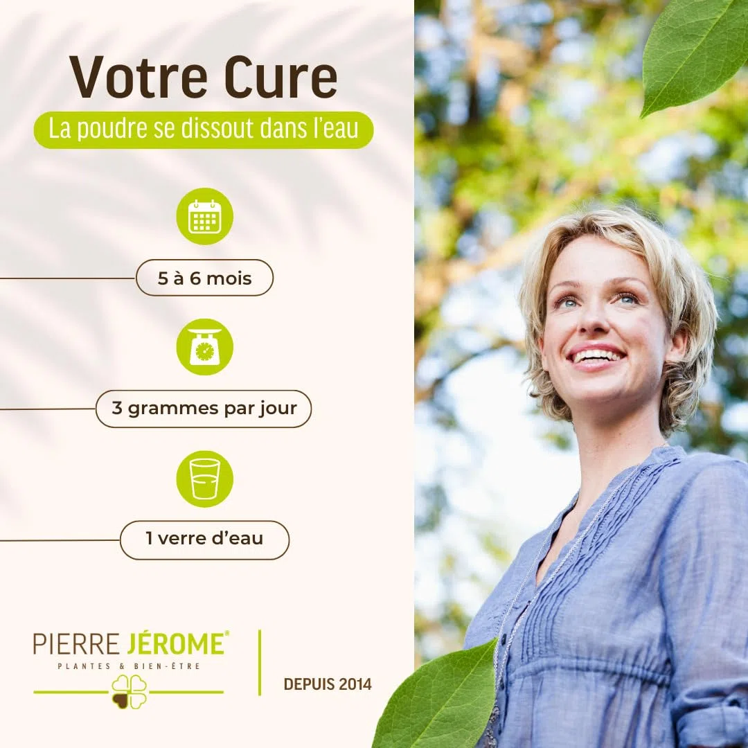 Lécithine de Soja en Poudre Pierre Jérôme - 500 G - Complément et Additif Alimentaire à Base de Phospholipides de Soja - Foie, Cerveau - 0.5 KG - 500 Jours