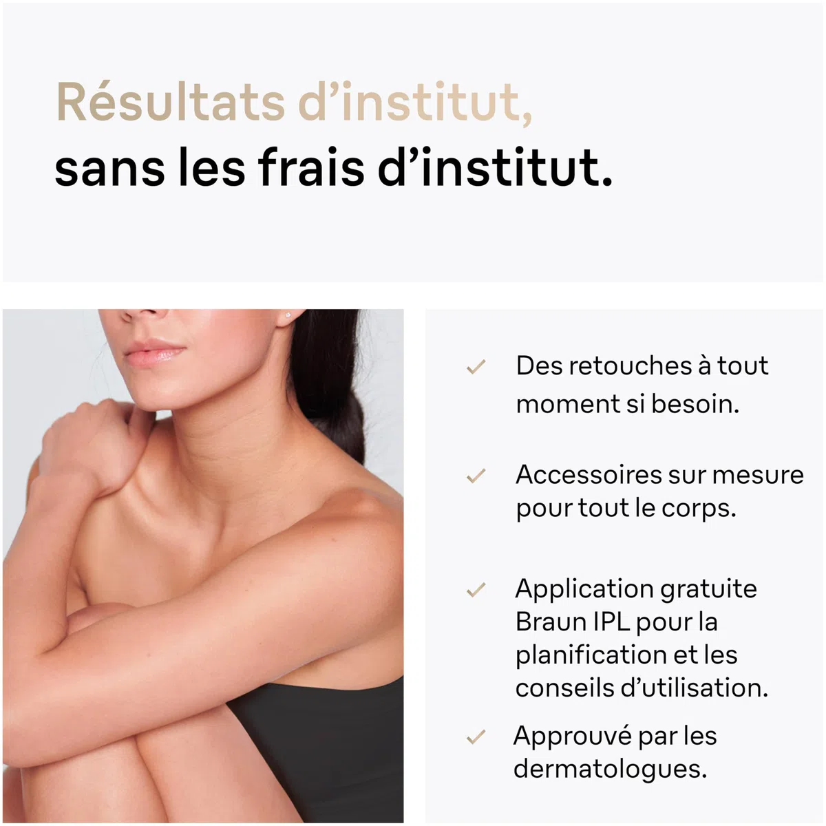 Braun Epilateur Lumiere Pulsee Silk·expert Pro 5 PL5382, Blanc et Or | Alternative au Laser à Domicile, Filaire, avec Pochette, Rasoir Gillette Venus, 4 Têtes