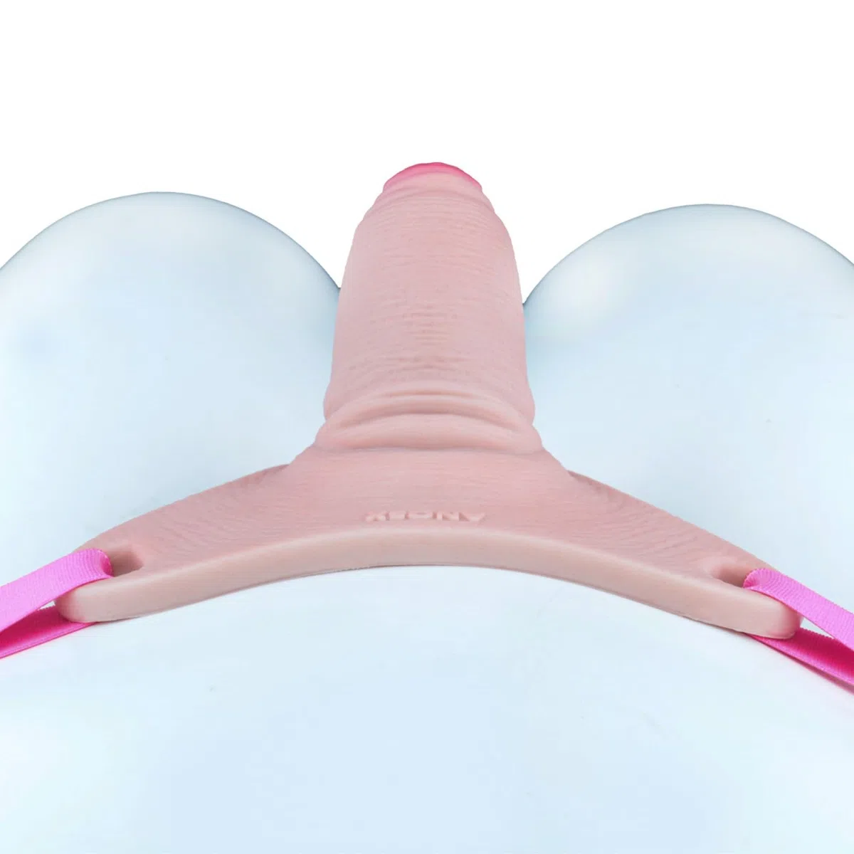 Cage de Chastetée en Silicone Sex Toys Cage de Chasteté avec Ceinture et 4 Tailles Différentes pour Masquer la Taille du Pénis Chastity Cage Légère et Souple pour le Bondage du Pénis (Pink,S)