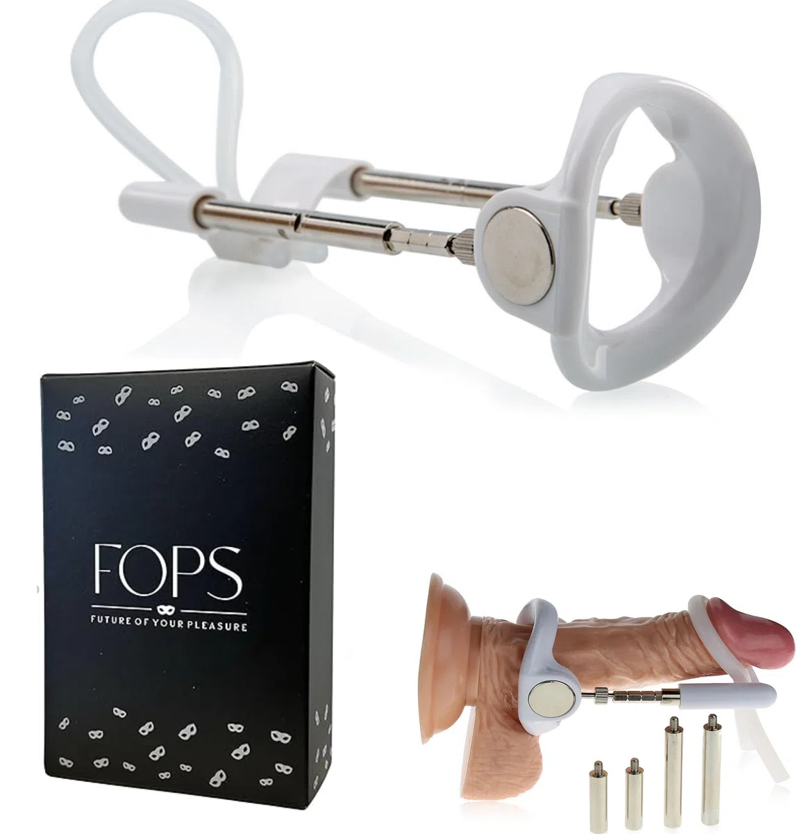 Extenseur de pénis masculin Dimensions 10-20cmx7cm ABS métal Agrandir le pénis Efficace Agrandisseur de pénis Confortable agrandir le pénis masculin sex penis pénis homme penisse agrandir xxl FOPS P03