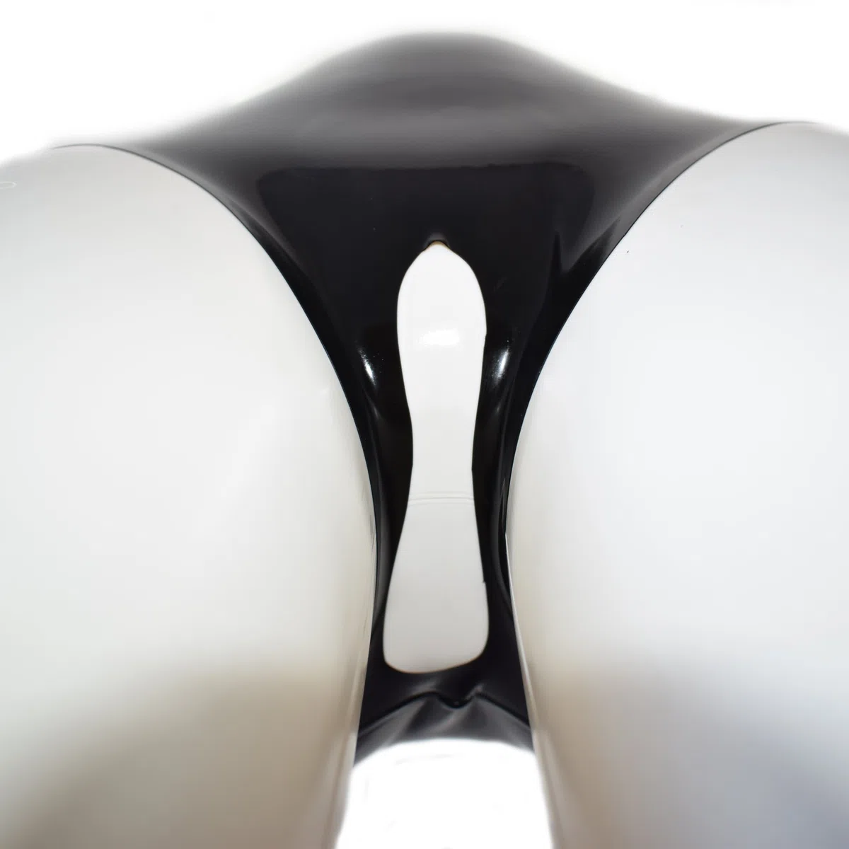 Rubberfashion Slip Sexy en Latex - Unisexe - Trou à l'entrejambe