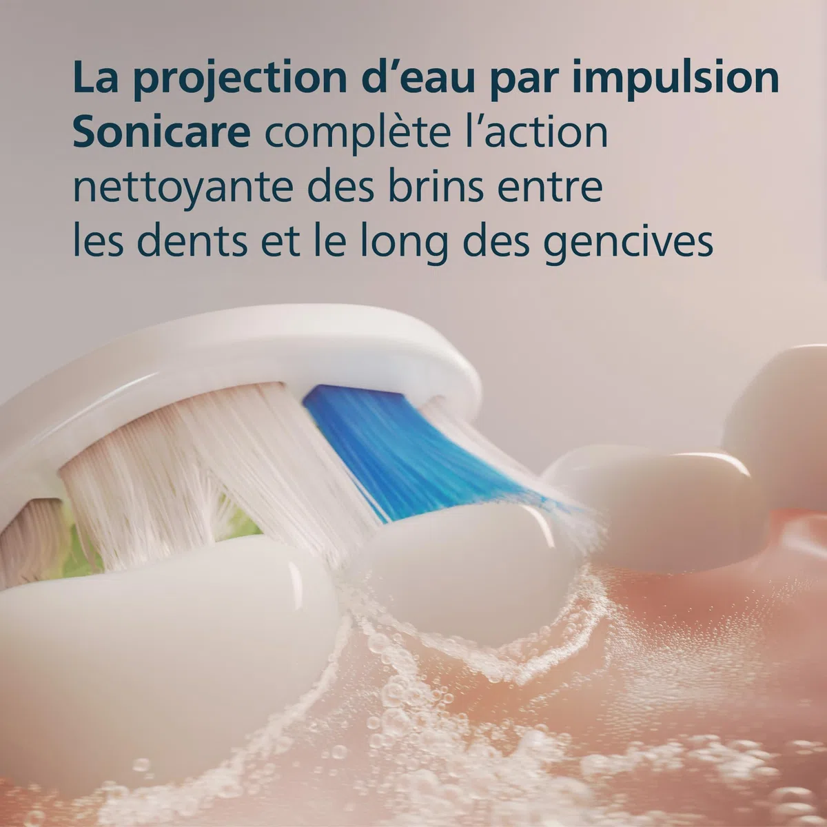 Philips Sonicare W2 Optimal White - Têtes de brosse à dents de rechange d'origine, blanc, lot de 4, HX6064/87