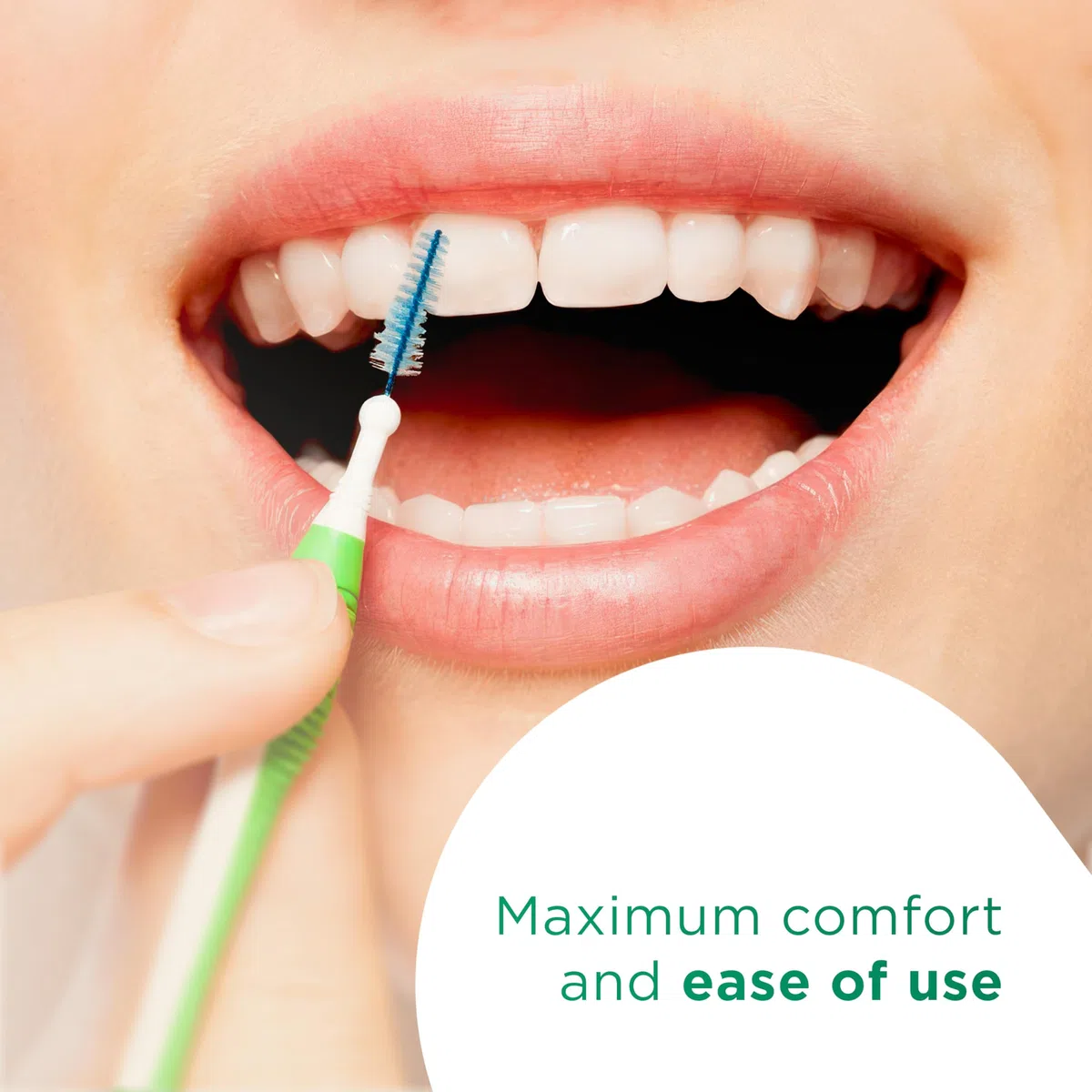 GUM TRAV-LER brossettes interdentaires | nettoyage en profondeur entre les dents | manche pliable | élimination de la plaque dentaire | 1.3mm, ISO 4 | Taille M | Lot de 3x6 (+ 1 échantillon gratuit)