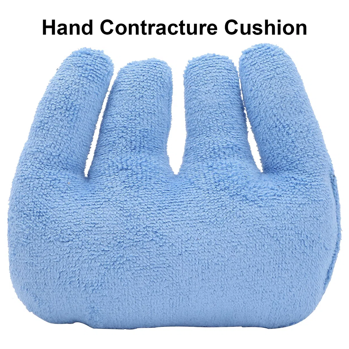 Fyearfly Coussin De Contracture des Doigts, Coussin De Contracture de la Main, Poignées De Paume, Dispositif D'entraînement De Rééducation de doigts, Séparateur De Doigts Pour L'entraînement (bleu)