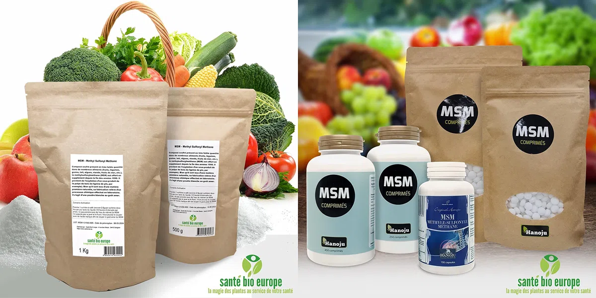 MSM - Soufre Organique - 500 mg - 150 gélules