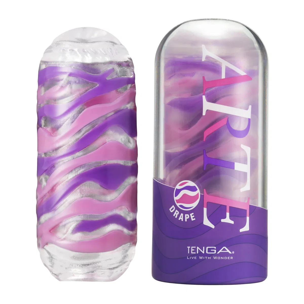 TENGA ARTE DRAPE - Masturbateur manuel réutilisable - Détails souples et doux