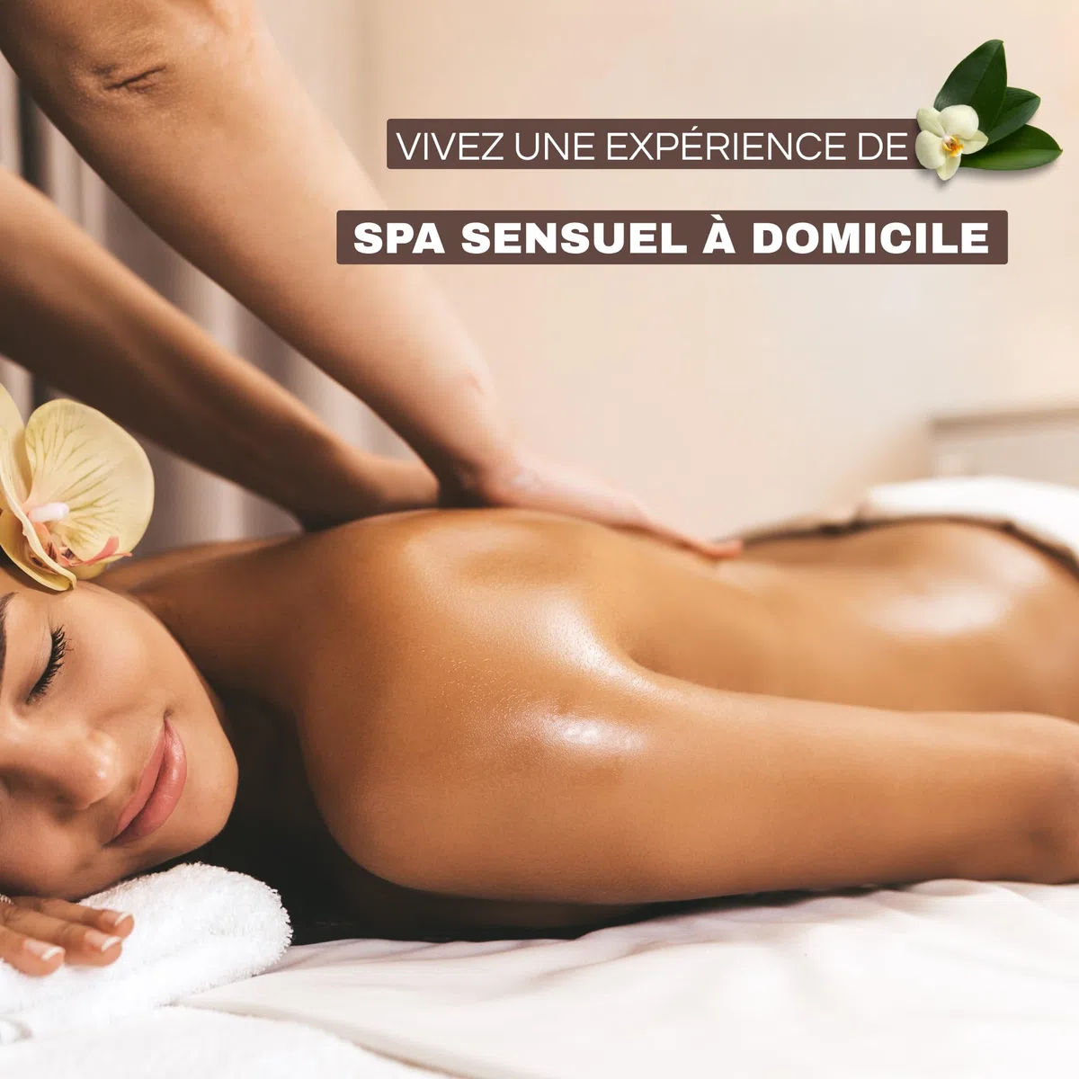 Duo massage sensuel I Huile de massage comestible érotique sexuelle lubrifiante & Bougie de massage sensuelle gourmande I Vanille I MALOMELO