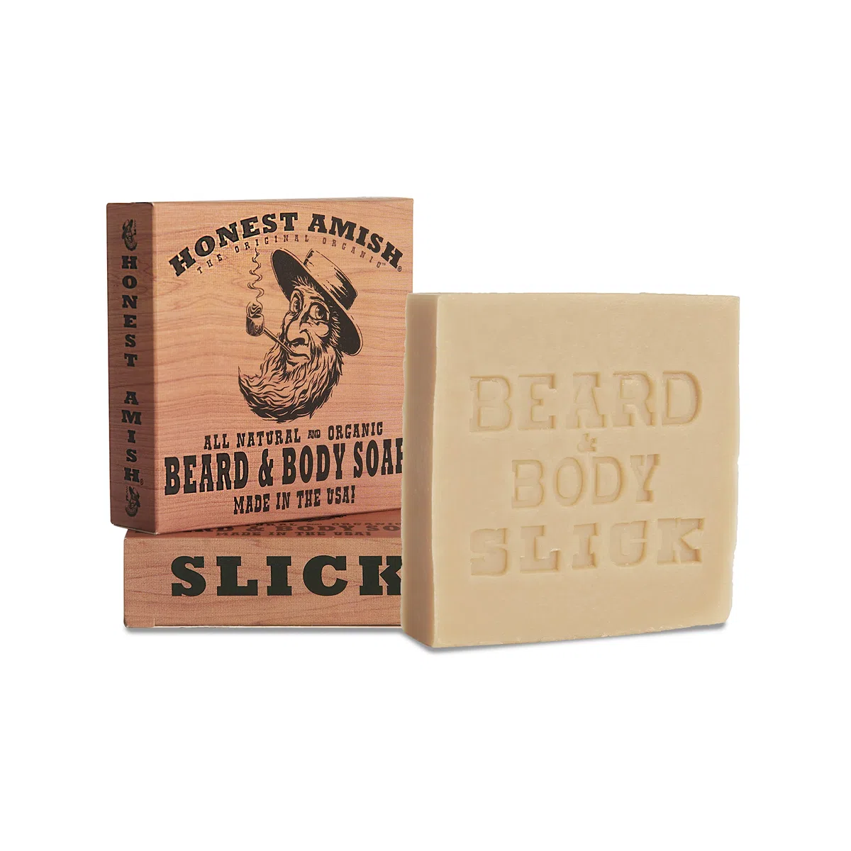 Honest Amish Savon à barbe et corps (lisse)