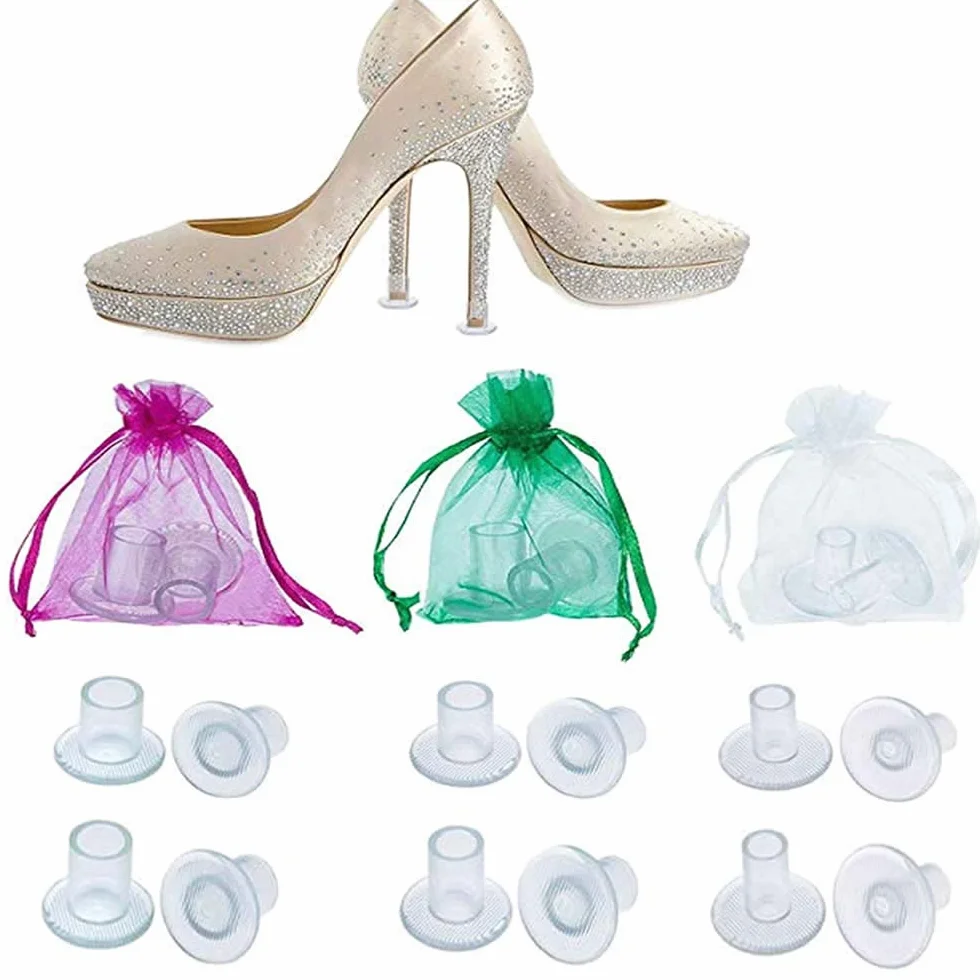 30 Paires Embouts Talons Femme Haut Talon protecteurs Talon remplacements petit moyen grand High Heel Protectors Femmes Chaussures Stoppers Couvertures