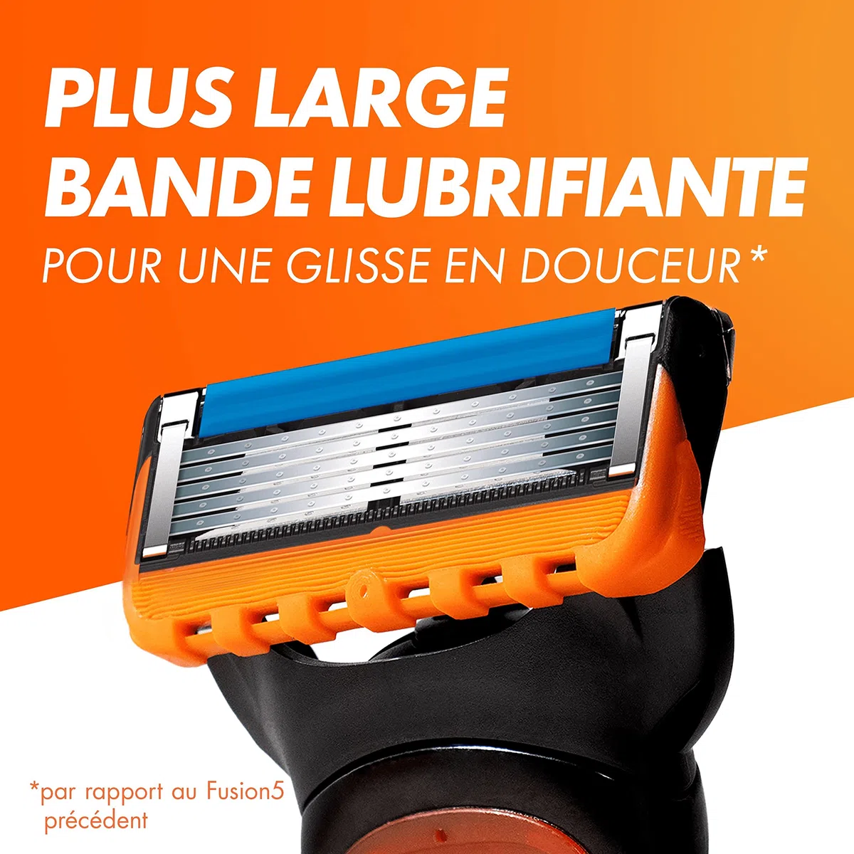 Gillette Fusion5 Recharges De Lames De Rasoir Pour Homme, 12 Recharges, Avec Cinq Lames Anti-Friction Pour Un Rasage De Près