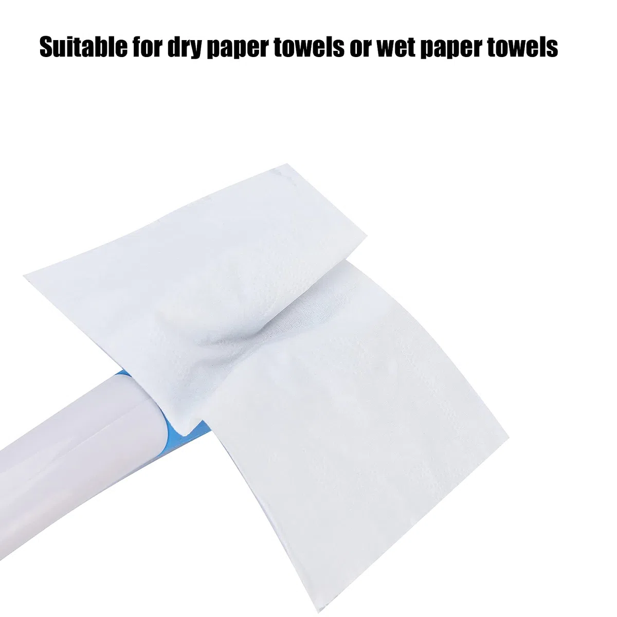 Aide aux Toilettes avec Poignée Longue Portée, Outil d'Assistance Mobilité pour Essuyage sans Se Pencher, Pince Papier Toilette Confortable