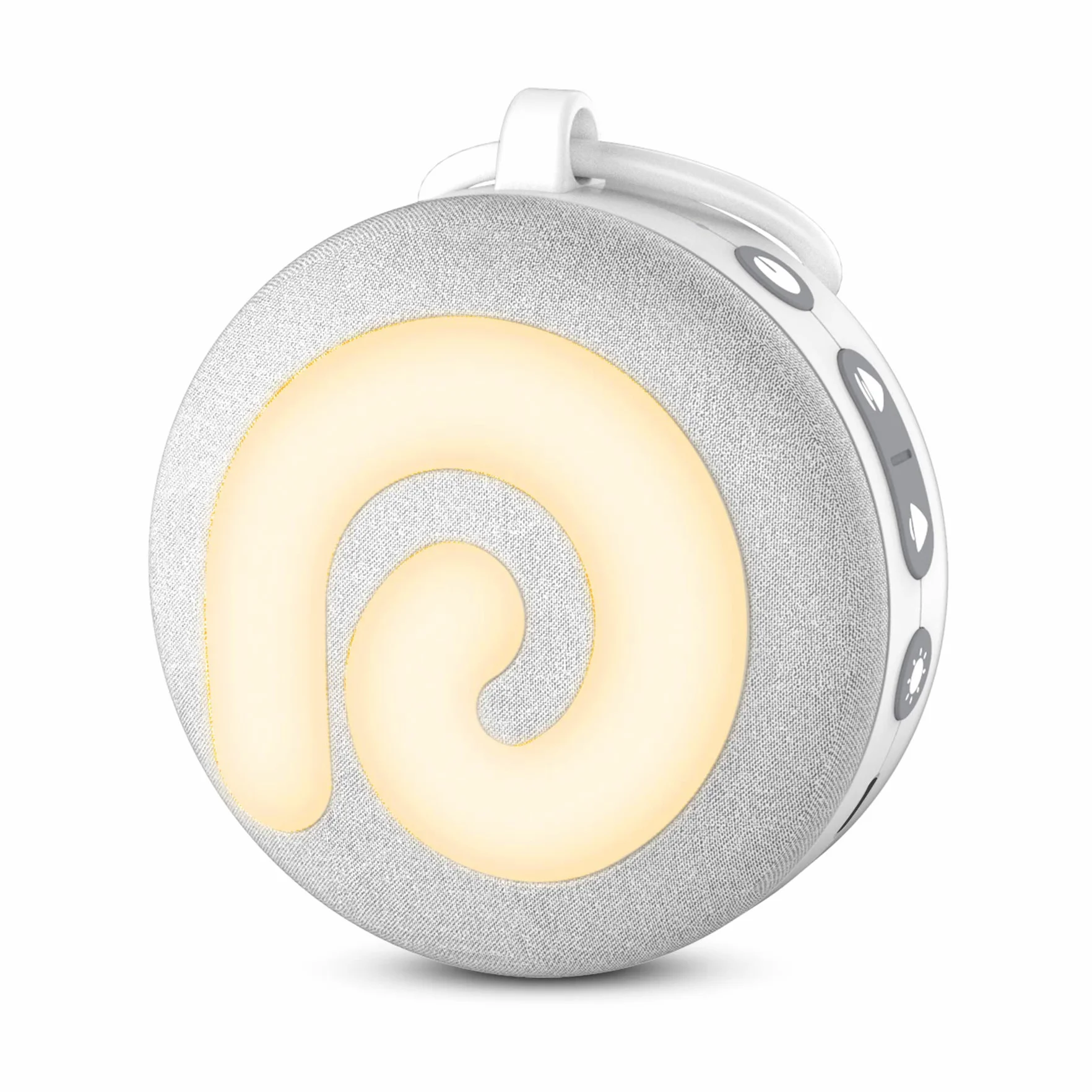 Dreamegg Machine à Bruit Blanc Bebe Portable, White Noise Machine avec Veilleuse Bébé pour Enfant Adulte–21 Sons Apaisants, USB Rechargeable, Idéal pour la chambre & voyages, Cadeau Nouveau-né, D11
