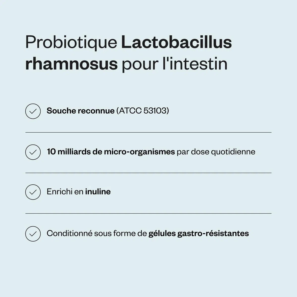 Lactobacillus Rhamnosus GG - Probiotique - Equilibre Microbiote et Flore intestinale - Booste le système immunitaire - Stimule la production des Lactobacillus - 60 gélules - Vegan - Supersmart