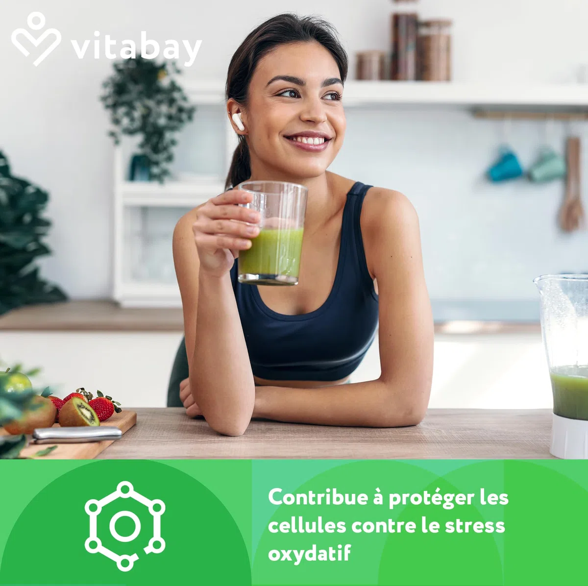 Vitabay Vitamine E 600 IE Depot - 200 softgels végétaliens - D-alpha tocophérol naturel - haut dosage - protection cellulaire contre le stress oxydatif - testé en laboratoire - 12 mois