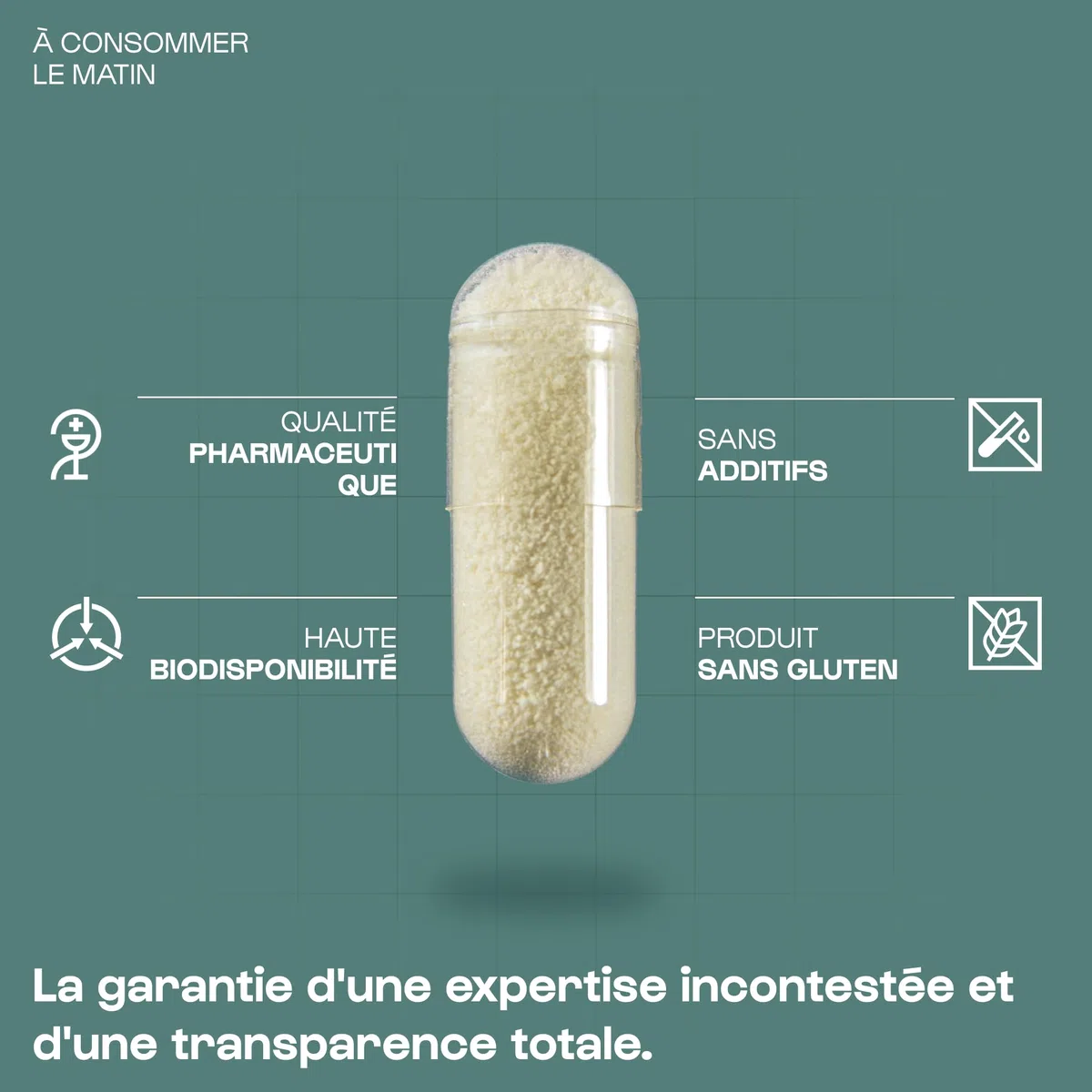Chondroïtine Sulfate 100% Pure | Protecteur articulaire • Résistance des tendons • Régénération tissulaire |Nutrielement by Nutrimuscle | 120 Gélules