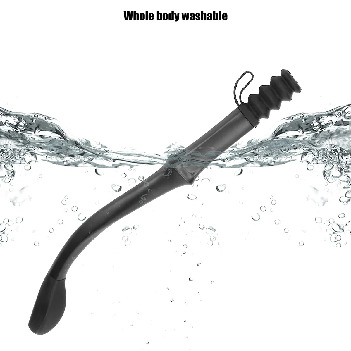 Bottom Wiper Long Handle Reach Comfort Bottom Wiper Assistant auto-essuyant pour un quotidien indépendant outil de toilette domestique pour les femmes enceintes âgées 15 7 pouces (noir)