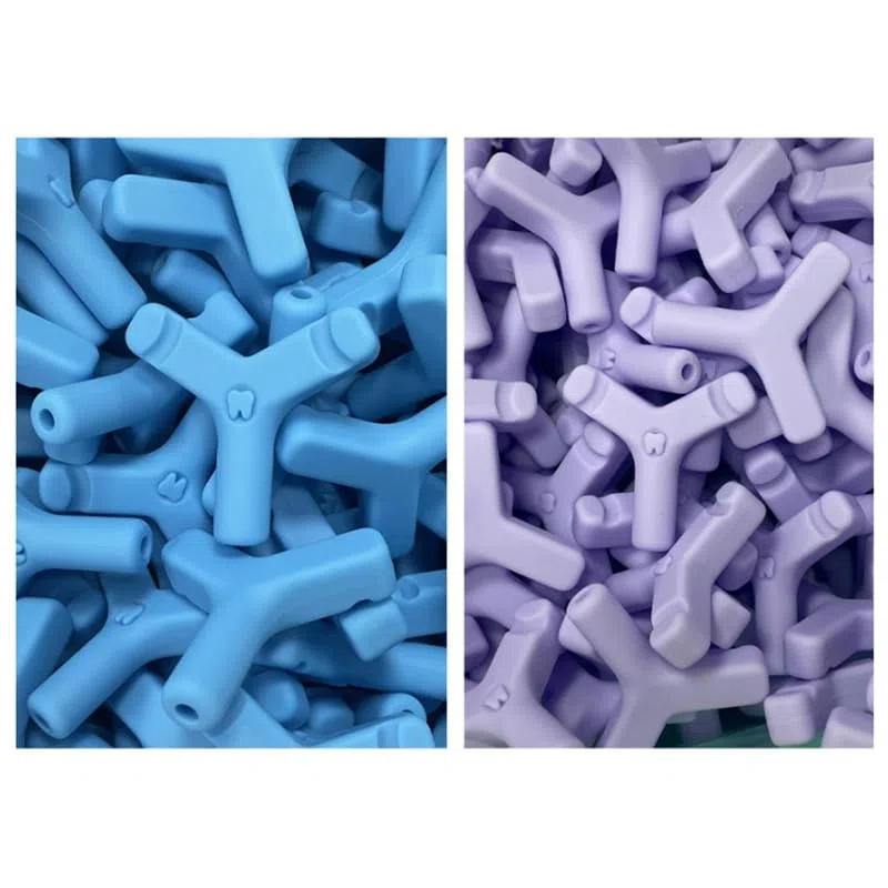 1PC Aligner Chewies pour Invisalign, en Forme de Y Chewies pour Invisalign Plateaux Seater Invisible Accolades orthodontique Munchies Dentaire Chewies,(Couleur aléatoire)
