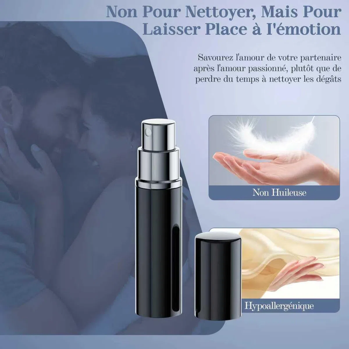 Spray Retardant d'éjaculation homme，Prolonge Efficacement Le Temps Des Hommes Et Augmente Le Confort，Aidez-le à durer plus longtemps au lit Huile de (S)