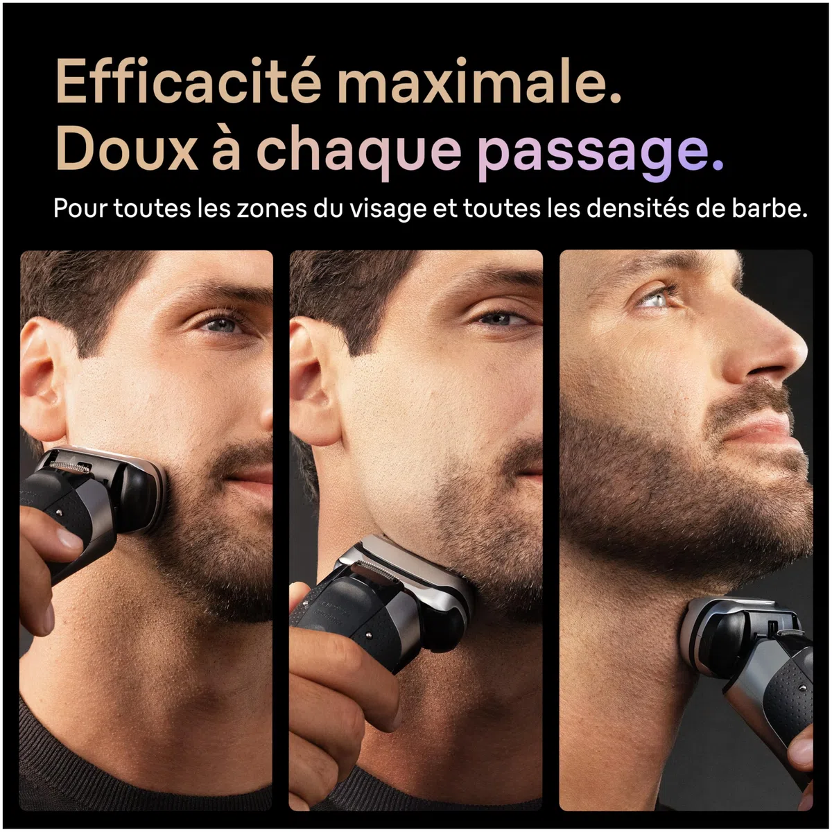 Braun Rasoir Electrique Homme Series 9+ Pro 9677CCE Argent | Etanche, Batterie Rechargeable, Lames de Précision Ultra-Fines, Tondeuse ProTrimmer, Kit avec Station de Nettoyage, Etui