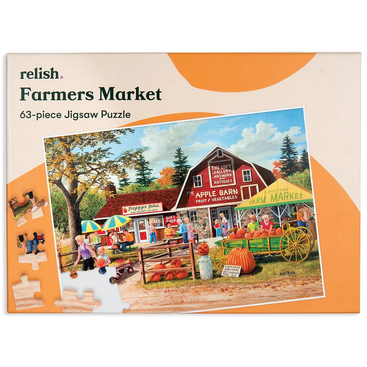Relish ‘Farmers Market’ Puzzle 63 Pièces : Activités Adaptées aux Seniors Atteints de Démence ou d’Alzheimer