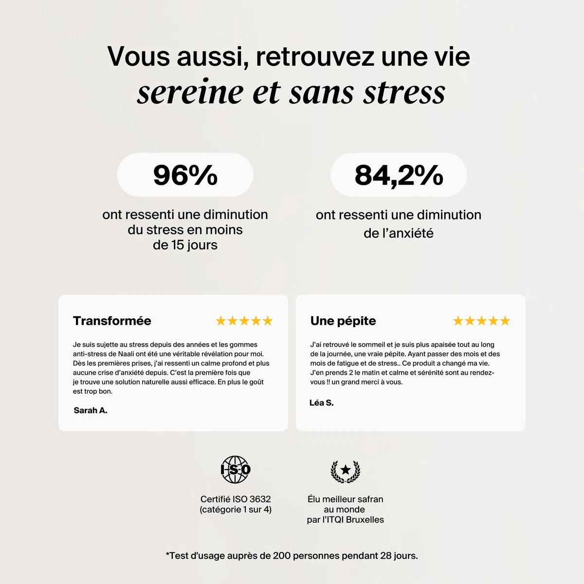 Naali Gummies Anti Stress Safran Vitamines B3 B6 B9 B12 – 60 Gommes - Fatigue, Soutien de l’Humeur, Énergie Mentale – Sans Sucre, Goût Mangue – Complément Bien-Être, Équilibre Intérieur