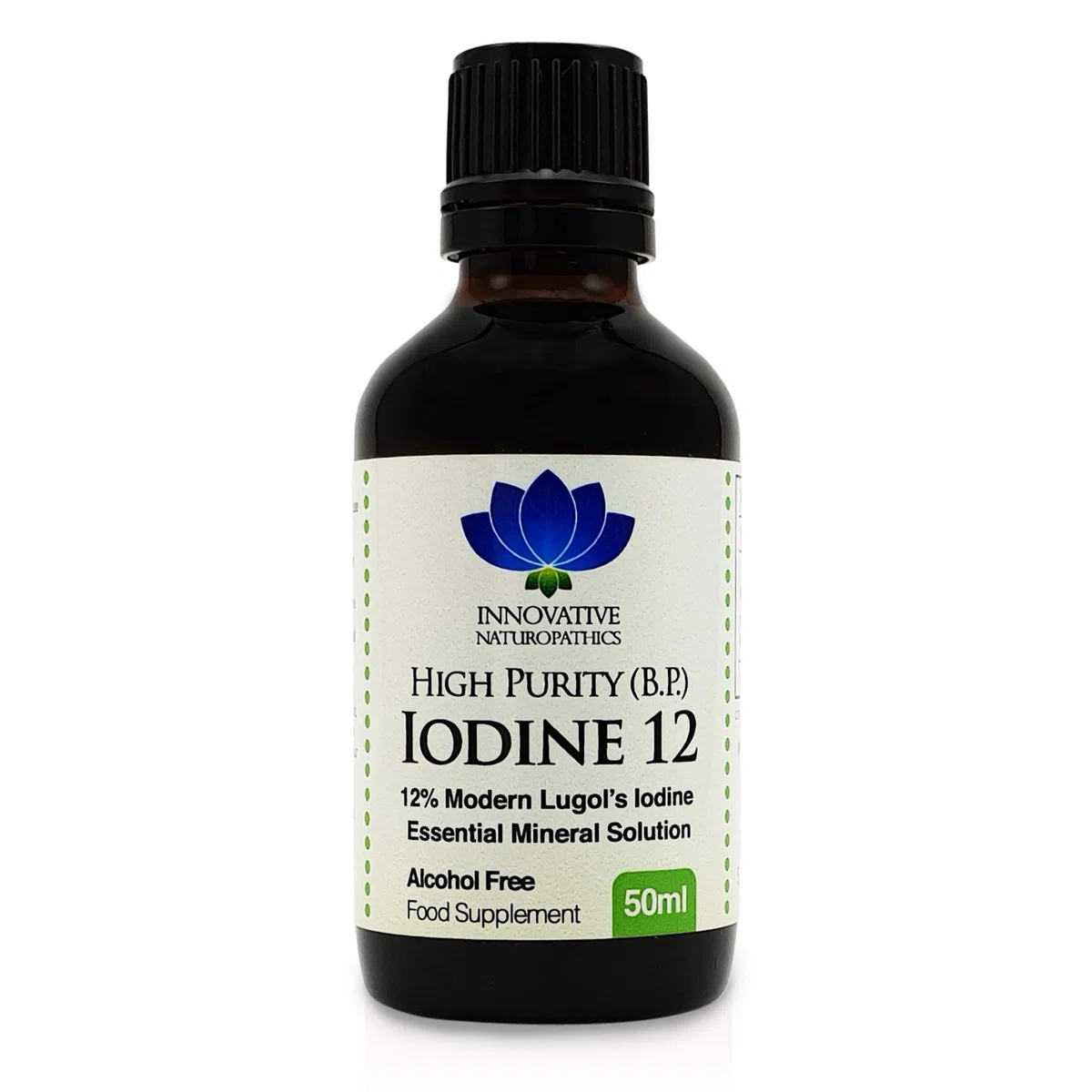 Iode - 12% Lugols Solution d'iode - 50 ml