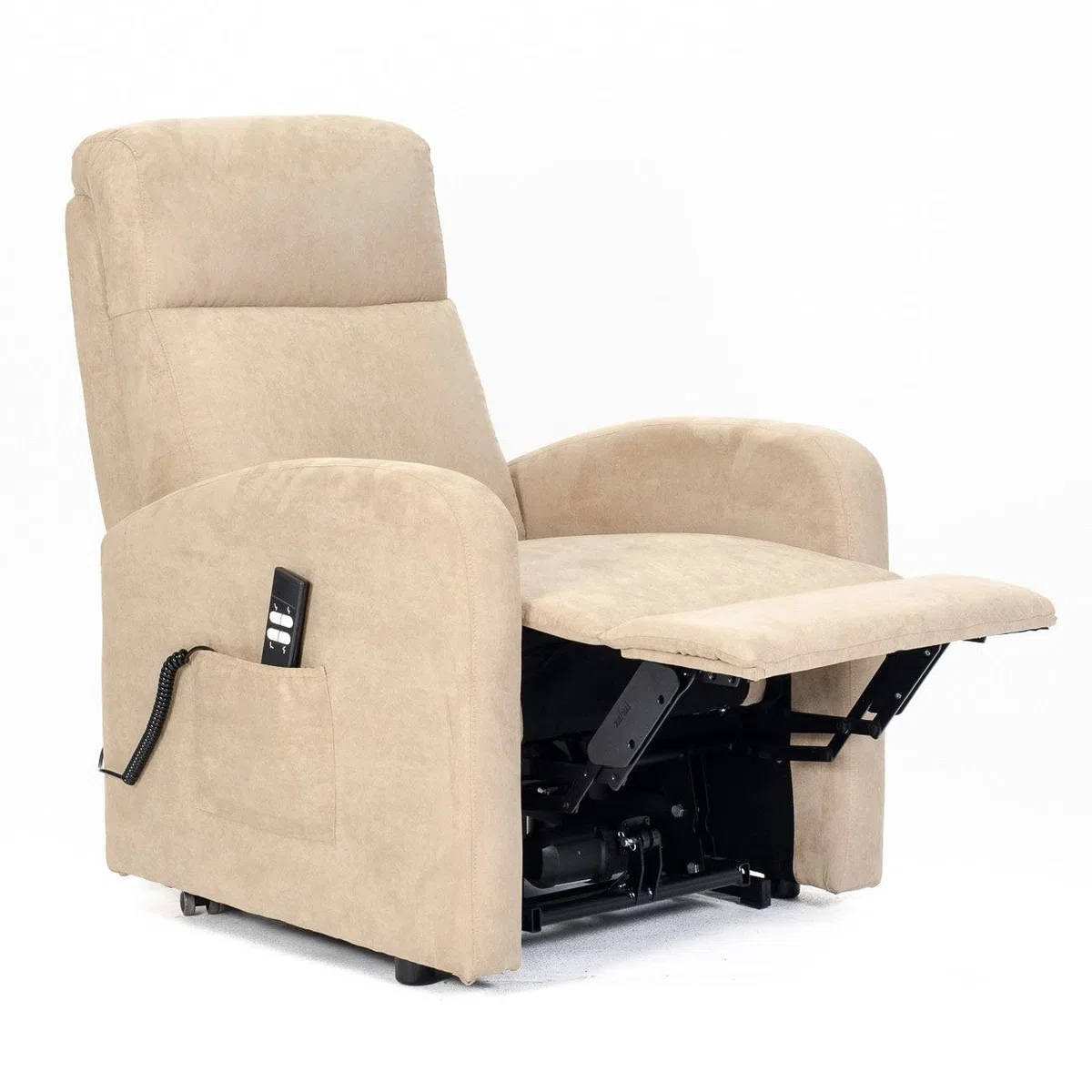 POLTRONE ITALIA Chanel 2 Moteurs Fauteuil releveur inclinable Dispositif Médical 2 Roues siège à Micro-Ressorts Doux fauteuils électriques fauteuils de Relaxation Camel