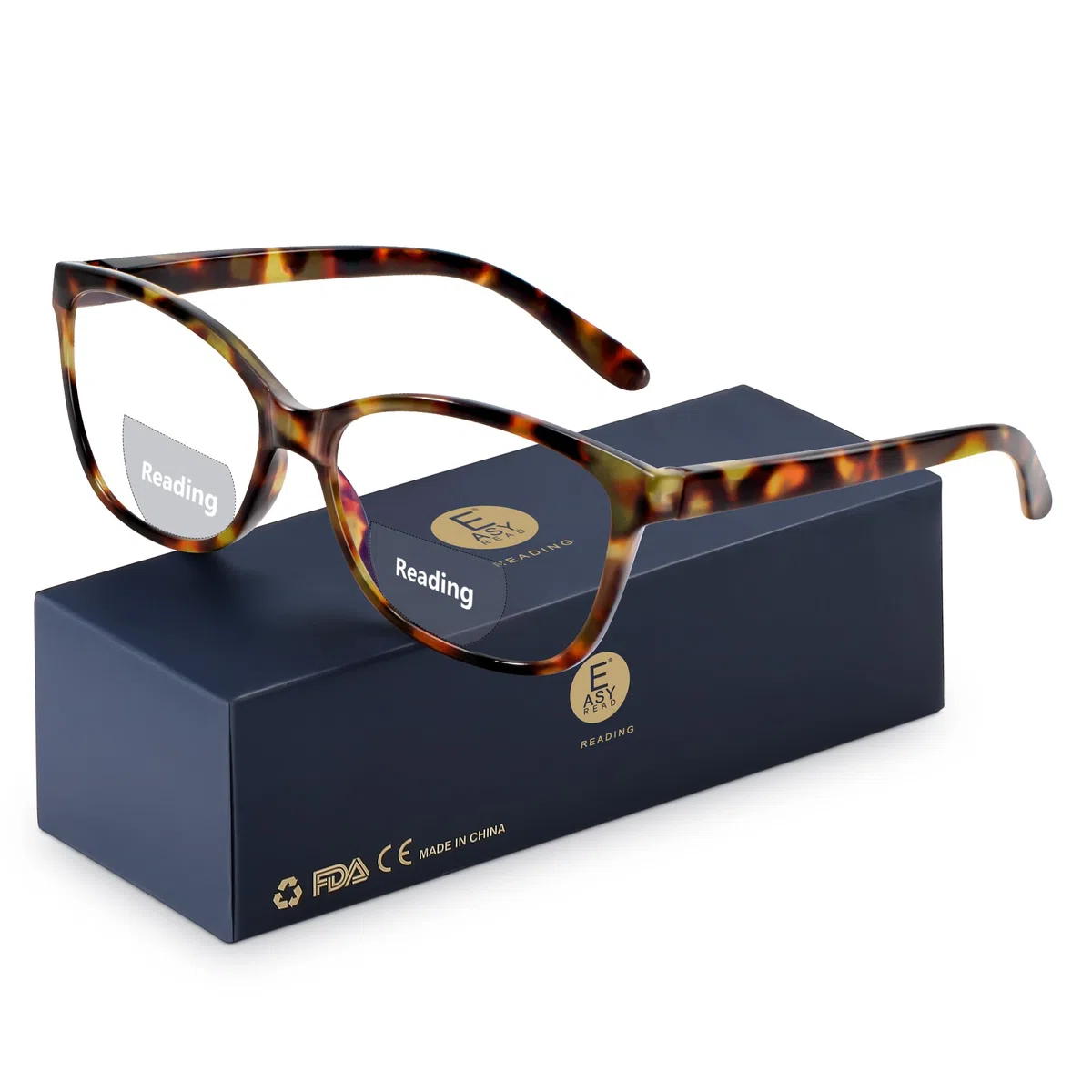 EASY READ Lunettes de lecture bifocales pour femme, lunettes de soleil tendance, protection UV400