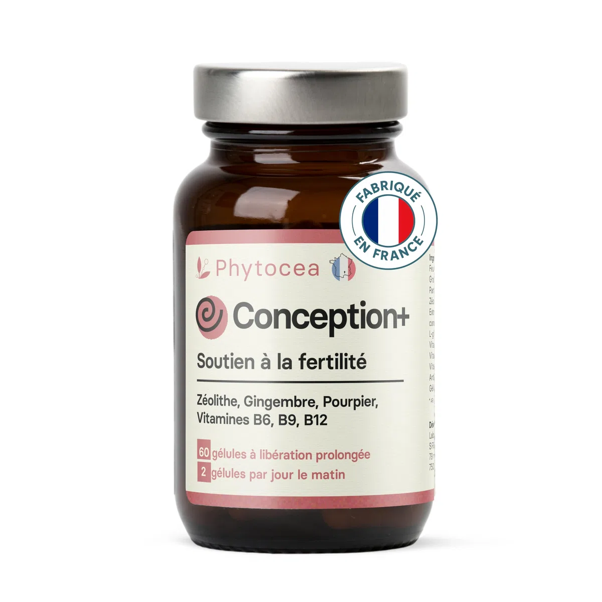 Conception + Complément Fertilité Femme | Détox des Perturbateurs Endocriniens | Glutathion, Curcuma, Antioxydants & Vitamines | Aide à Tomber Enceinte | 60 Gélules
