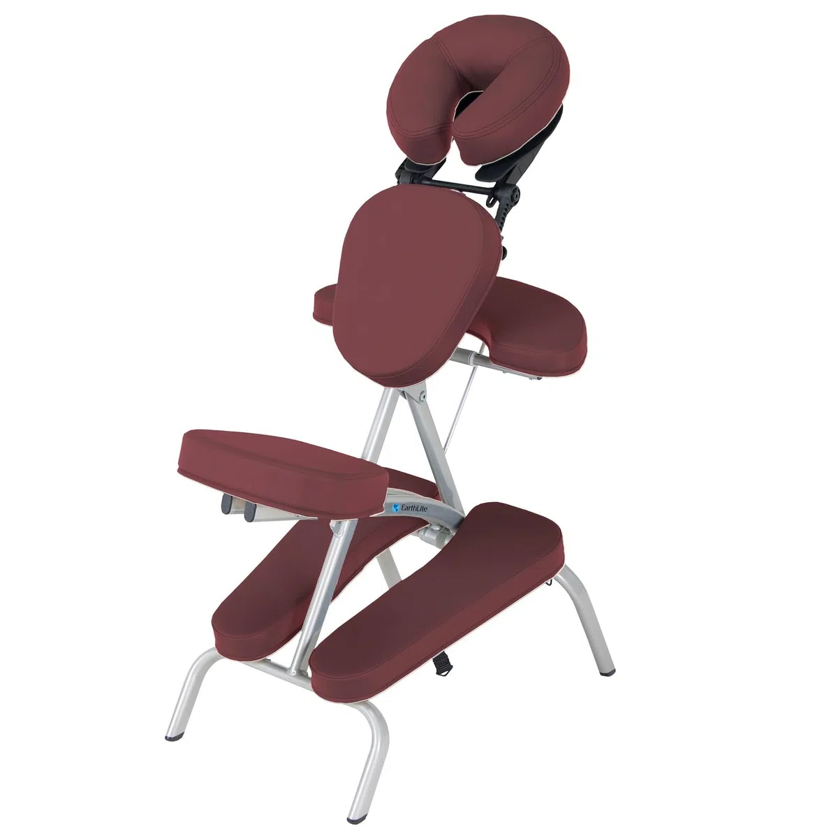 EARTHLITE Vortex Kit portable chaise de massage - Portable, compact, solide et léger (7 kg) incl. étui de rangement portable, coussin et sangle pour le sternum
