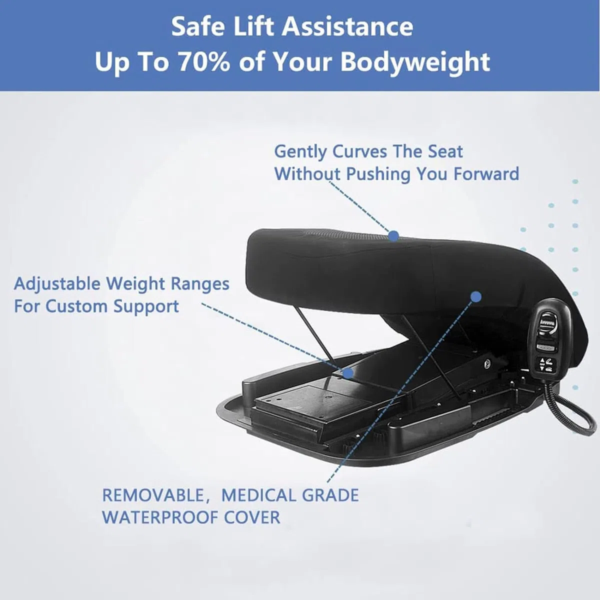 Assistance Électrique pour Le Levage du Siège – Assistance pour Le Télésiège Et Le Support du Canapé, Aide À La Mobilité pour Les Personnes Handicapées pour Un Support De Levage De 70%
