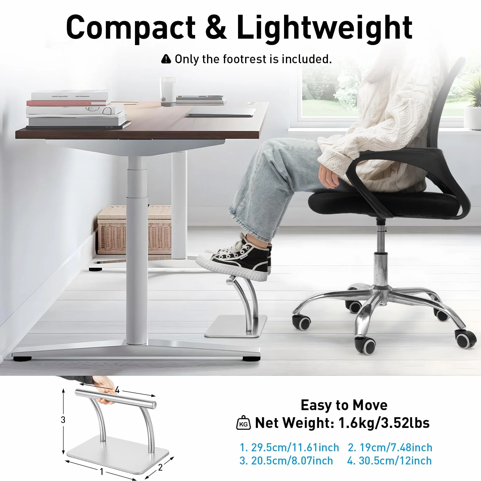 Chaise de pédicure, Avec aspirateur, Chaise de Massage, Manucure Chaise,Repose-pieds en acier inoxydable pour salon de coiffure - Repose-pieds en acier inoxydable (A9)