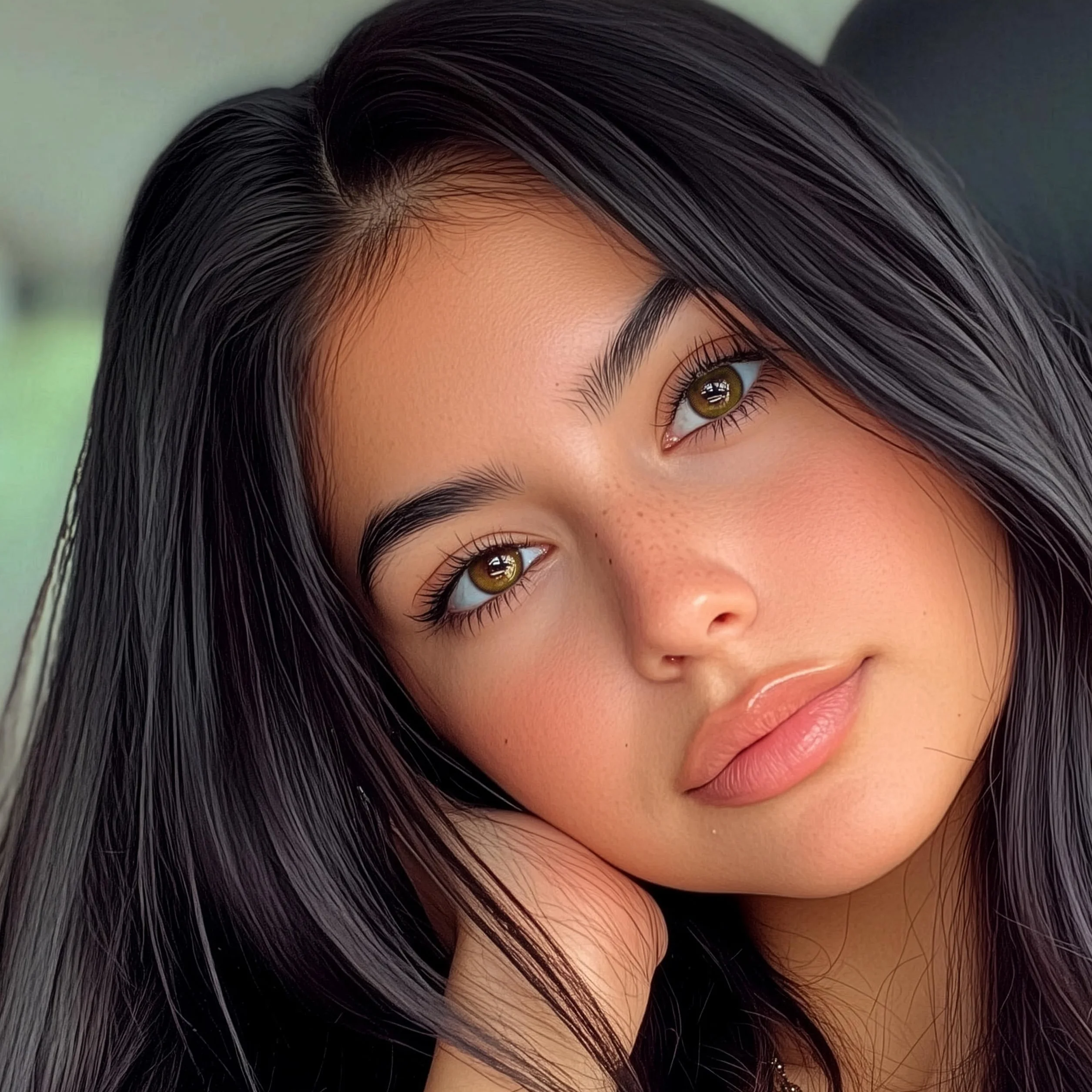 Lentilles Couleur Vert Noisette - 3 Mois, 1 Paire, Naturelle, Sans Correction – Golden Olive