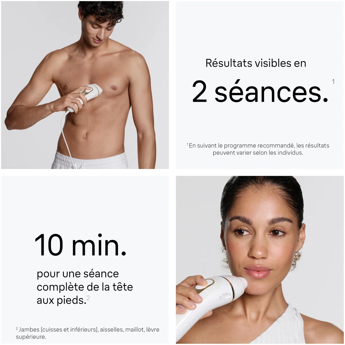 Braun Epilateur Lumiere Pulsee Silk·expert Pro 5 PL5442, Blanc et Or – Alternative au Laser à Domicile, Filaire, avec Pochette, Rasoir Gillette Venus, 4 Têtes