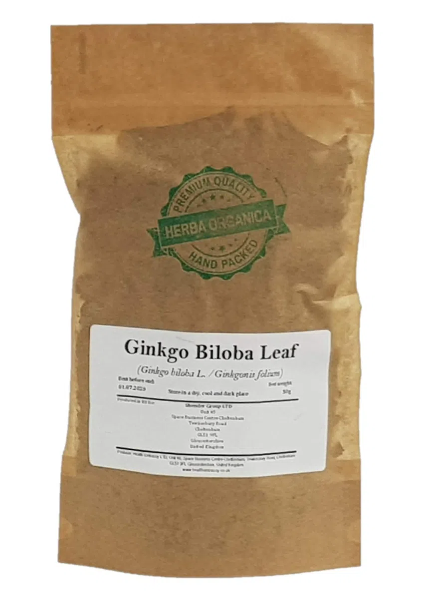 Feuille de Ginkgo Tisane - Ginkgo Biloba L - Ginkgo Biloba Leaf Tea (50g)