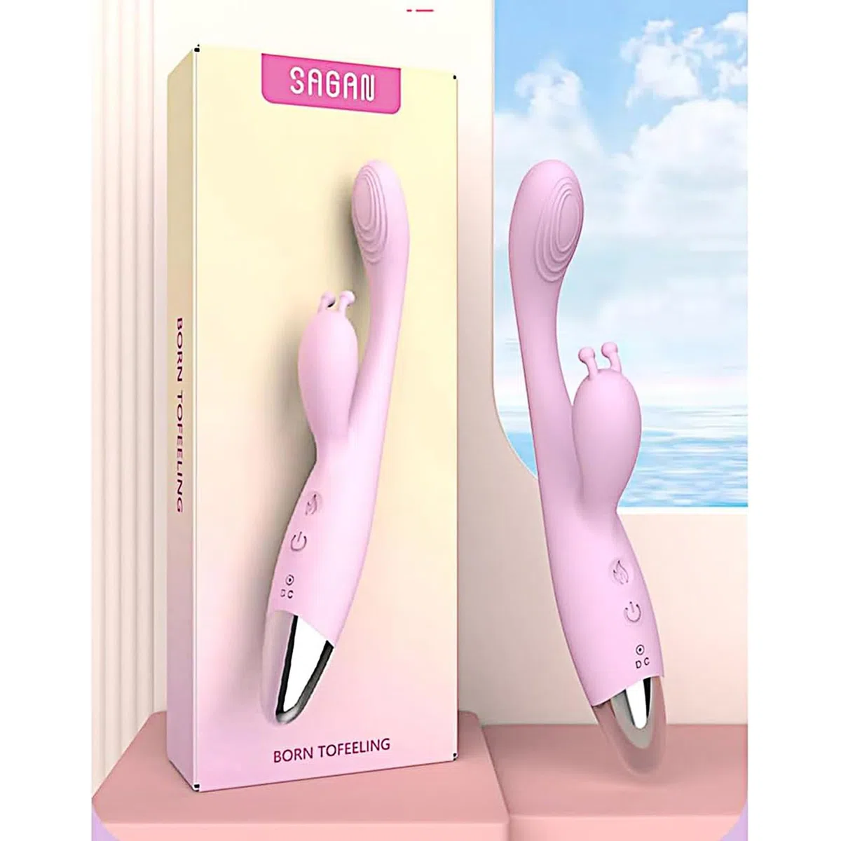 Vibromasseurs Femme Sex Stimulateur Clitoridien，Suceurs de Clitoris Peut être chauffé Sex Toýs, 2 EN 1 Gode Vibromasseur,Vibromaseurs Feminin Puissant,Femme Sextoyse Femme Clitoridienne Silencieux