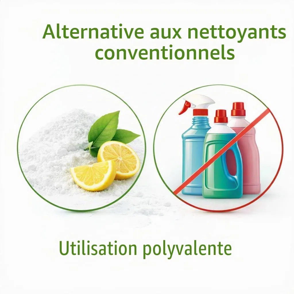 GiDeli Acide Citrique 5kg E330 Qualité Alimentaire - Poudre Blanche Pure pour Pâtisserie et Conserves - Détartrant Naturel Grand Format pour Lave-vaisselle, Lave-linge - Booste Votre Lessive